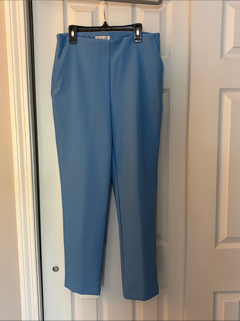 Rachel Zoe Straight-Leg High-Rise Pants in Dusty Blue!!!